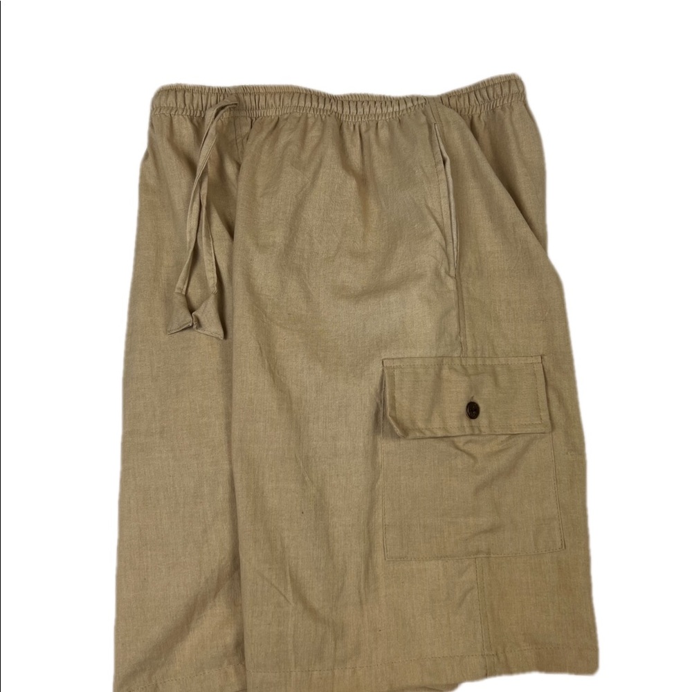 Mens Cotton Cargo Shorts - Picture 3 of 7